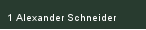 1 Alexander Schneider